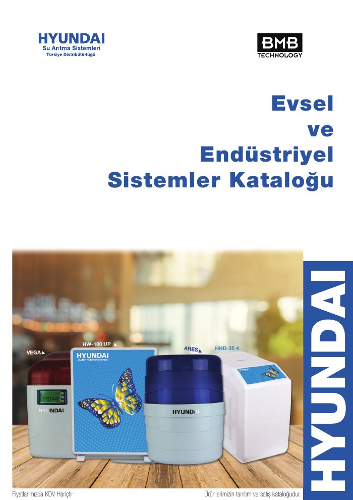 Hyundai Su Arıtma Ürün Kataloğu